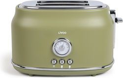 Livoo Livoo Toaster 2 Slots 850W Green