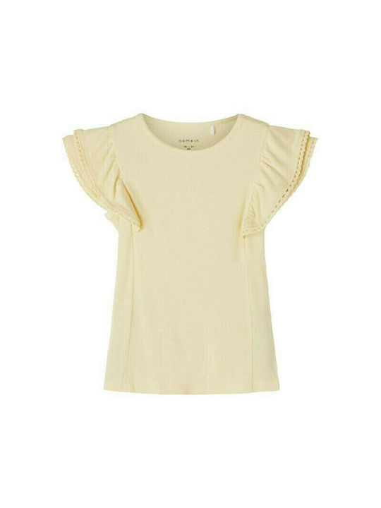 Name It Kids Blouse Short Sleeve Yellow