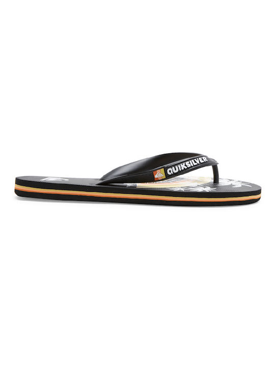 Quiksilver Molokai Herren-Flip-Flops Schwarz