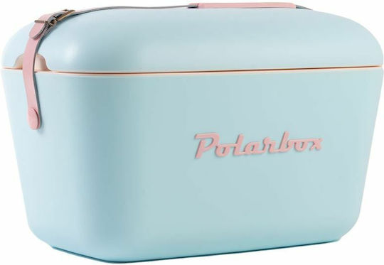 Polarbox Classic & Pop Style Portable Fridge 20lt Light Blue - Pink