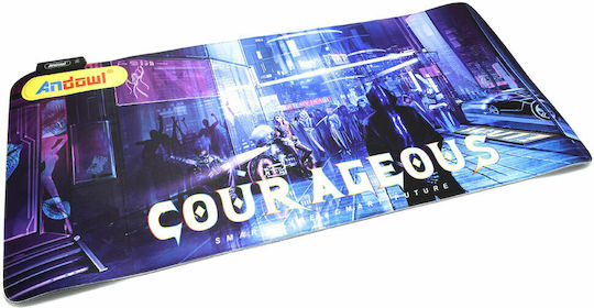 Andowl Courageous Gaming Mauspad XXL (900mm) mit RGB-Beleuchtung Courageous Q-R30