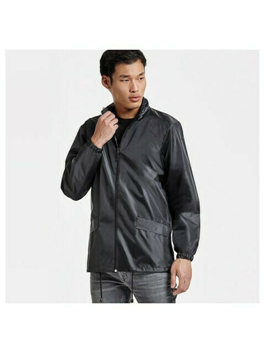 Waterproof Jacket Black Roly ESCOCIA