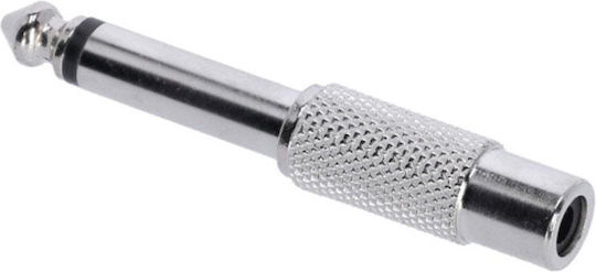 Adam Hall K4ARF2JM2 RCA Konverter männlich auf weiblich Silber