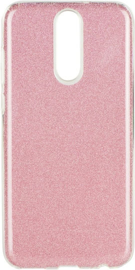 Forcell Shining Back Cover Σιλικόνης Ροζ (Huawei Mate 10 Lite)