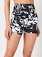Women's Running Legging Shorts High Waisted Black