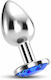 Crushious Analspielzeug Anal Plug Mittel Blau