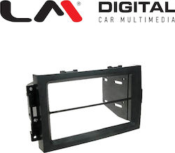 Πρόσοψη 2 Din Lm Frame για Chrysler 300C / Aspen / PT Cruiser Dodge Caliber Jeep Commander / Compass / Grand Cherokee / Patriot 2005-2010