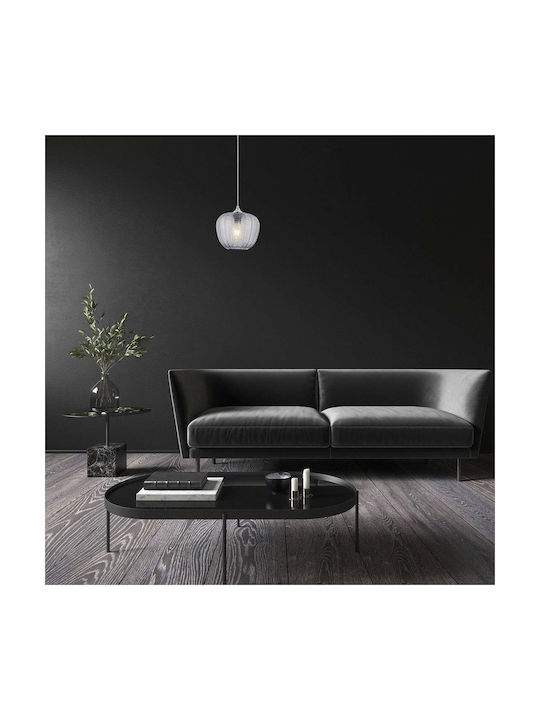 Rabalux Monet Pendant Light Transparent with Socket E27 23.5cm