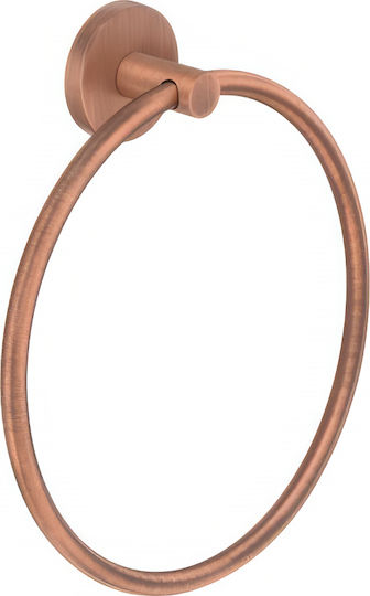 Sanco Ergon Κρίκος Μπάνιου Μονός με Βίδες 20.5x22.5cm Old Copper Mat Sanco Ergon Κρίκος Μπάνιου Μονός με Βίδες 20.5x22.5cm Old Copper Mat