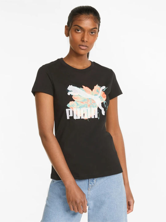 PUMA T-Shirt Μαύρο