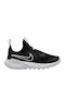Flex Runner Kids Sports Shoes Running Slip-On Black
