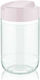 Homestyle Vase Allgemeine Verwendung mit Deckel Glas Rosa 660ml