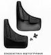 Novline Rear Car Mudguards Mazda 3 5D 2011>2013 Set of Rear Polyurethane Mudguards 2pcs