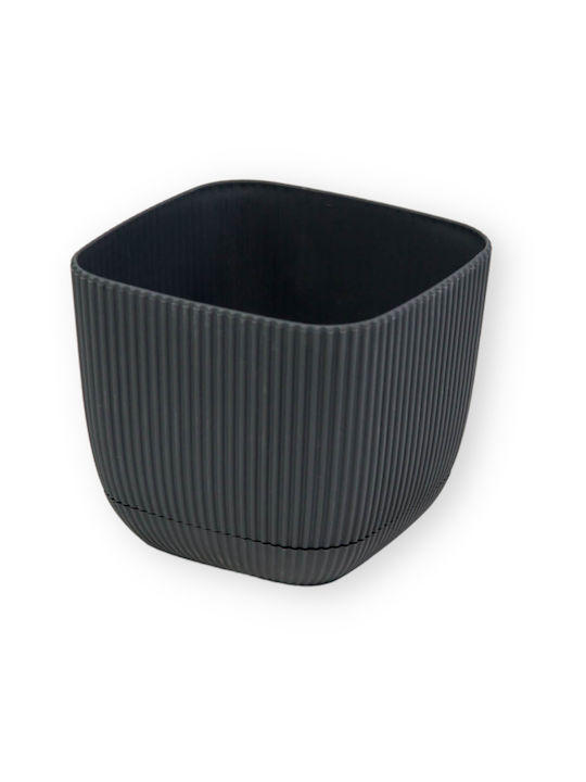 Sidirela Coral Flower Pot 19x17cm in Gray Color Ε-4136