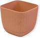 Sidirela Coral Flower Pot 19x17cm in Pink Color Ε-4136