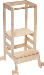 Lea Learning Tower Wooden Beige Atmosphera Lea Learning Tower Wooden Beige Atmosphera