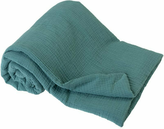 Matex Muslin Swaddle Wrap Green 75x100cm.