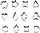 Paderno Inox Cookie Cutter 12pcs