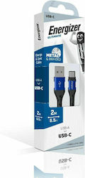Energizer USB 2.0 USB-C male - USB-A 2m (C520CKBL) Energizer USB 2.0 USB-C male - USB-A 2m (C520CKBL)