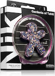 Mr & Mrs Fragrance Car Air Freshener Air Vent Niki Fashion Glitter Purple Gardenia Of Tahiti