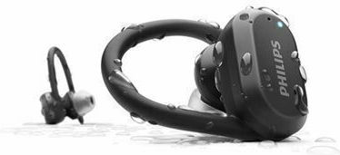 Philips TAA7306 In ear Bluetooth хендсфри Слушалки с Устойчивост на Пот и Кутийка за Зареждане Черен