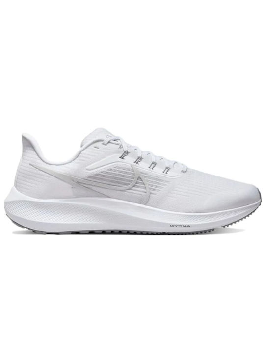 Nike Air Zoom Pegasus 39 Ανδρικά Αθλητικά Παπούτσια Running White / Grey Fog / Particle Grey / Smoke Grey