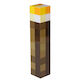 Kids Led Decorative Lamp Minecraft Brown 6x6x28cm