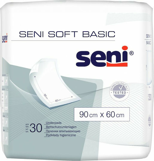Seni Soft Basic Υποσέντονα Ακράτειας 60x90cm 4x30τμχ