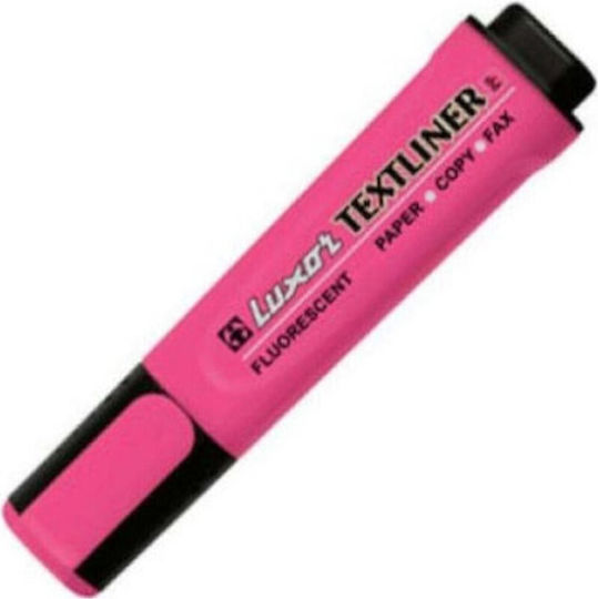 Luxor Textliner Μαρκαδόρος Υπογράμμισης Ροζ 5mm