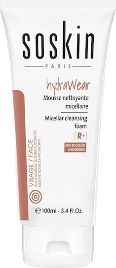 Soskin Hydrawear Micellar Foam Cleansing Face for Acne-Prone Skin 100ml