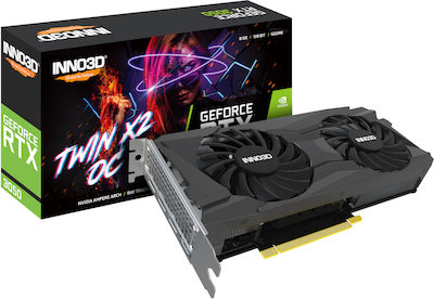 Inno 3D GeForce RTX 3050 8GB GDDR6 Twin X2 OC Κάρτα Γραφικών