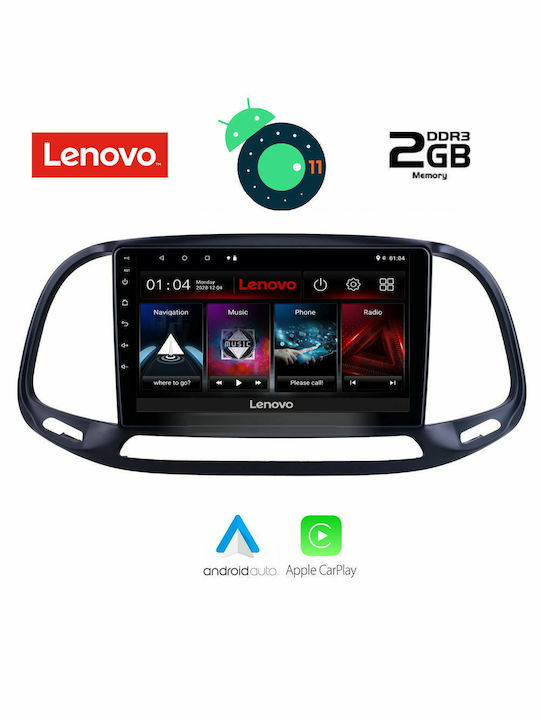 Lenovo Ηχοσύστημα Αυτοκινήτου για Fiat Doblo / Opel Combo 2015-2018 (Bluetooth/USB/WiFi/GPS) με Οθόνη Αφής 9"