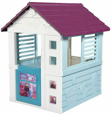 Smoby Kunststoff Kinder Spielhaus Garten Frozen Mehrfarbig 98x110x127cm