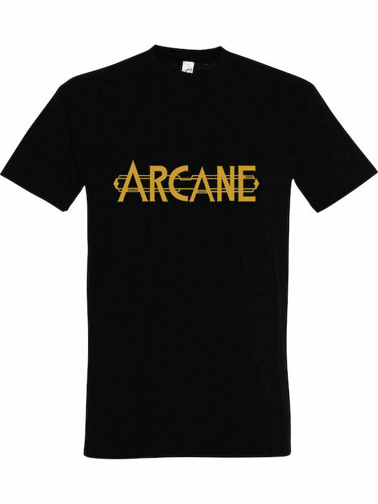 Tricou unisex, " Arcane ", Negru