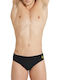Herren Badebekleidung Slip Schwarz