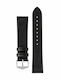 Hirsch Toronto Leather Strap Black 16mm