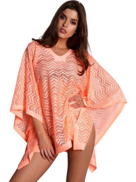 Milena by Paris Women's Mini Caftan Beachwear Orange