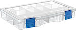 Asrin Tool Compartment Organiser 14 Slot Transparent 32x24.3x5cm