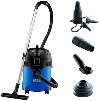 Nilfisk Multi II 22 T Premium Home Edition Wet-Dry Vacuum for Dry Dust & Debris 1200W with Waste Container 22lt