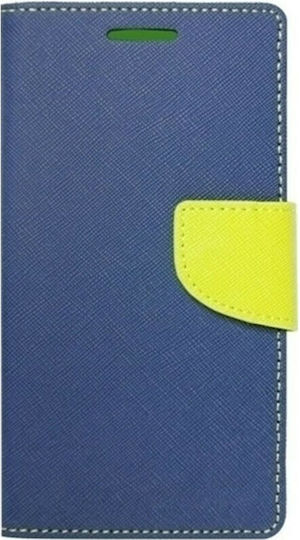 Fancy Book Δερματίνης Navy/Lime (Galaxy S20 Ultra)