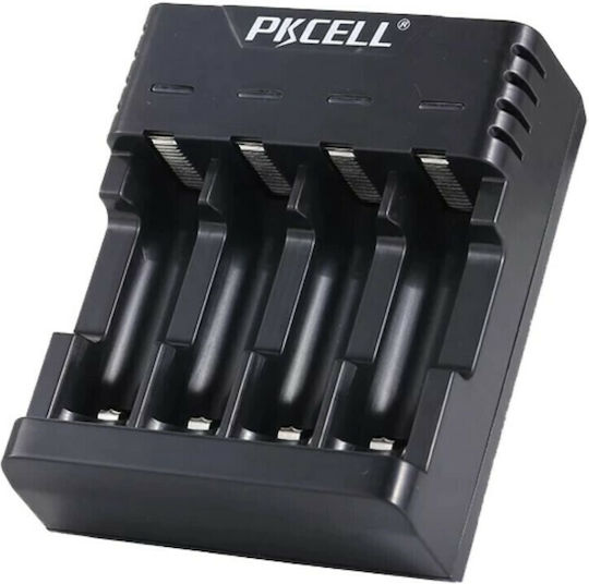 Pkcell PK-8146 USB Ladegerät 4 Batterien Li-Ion/Ni-MH Größe AA/AAA