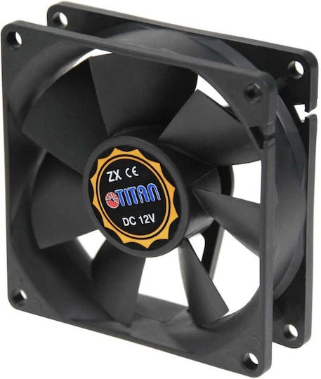 Titan TFD-8025M12Z Case Fan (2500rpm / 25.02cfm) Χωρίς Led Φωτισμό και Σύνδεση 3-Pin