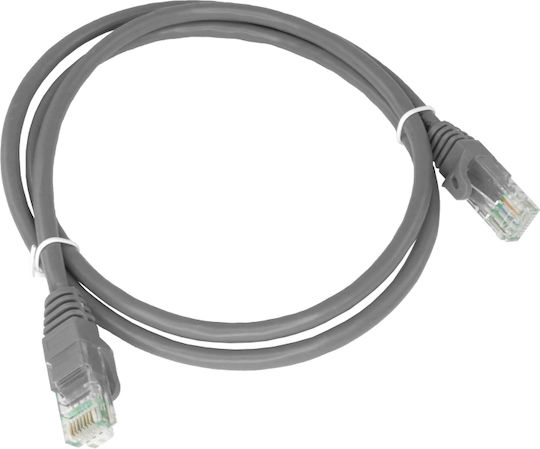 A-LAN U/UTP Cat.5e (Gigabit) Καλώδιο Δικτύου Ethernet 0.25m Γκρι