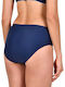 Bikini Slip Ψηλόμεσο Navy Μπλε
