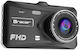 Tracer 4TS FHD CRUX 1080P Windshield Car DVR Set with Rear Camera, 4" Display with Suction Cup
