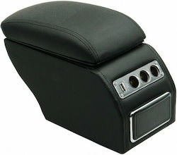 Car Leather Armrest Universal Black Car Leather Armrest Universal Black