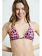 BodyTalk Triangle Bikini Top Renaissance Animal Print