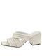 Marco Tozzi Mules mit Chunky Niedrig Absatz OffWhite