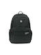 Suissewin Men's Fabric Backpack Waterproof Black