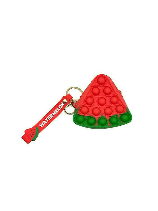 Watermelon keychain wallet pop it